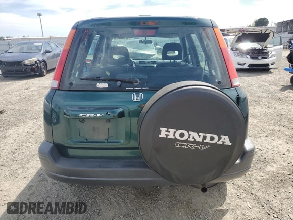2001 Honda CR-V EX with VIN JHLRD176X1S009101, listed as a Copart auction lot 52637395 with 194,514 mi miles and Salvage Title. Bid and sale history available at carsss.com. Image 6.