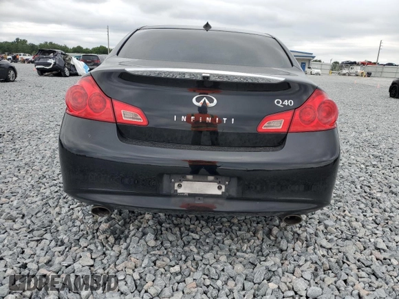 2015 Infiniti Q40 with VIN JN1CV6AP6FM501329, listed as a Copart auction lot 52228975 with 106,941 mi miles and Salvage Title. Bid and sale history available at carsss.com. Image 6.