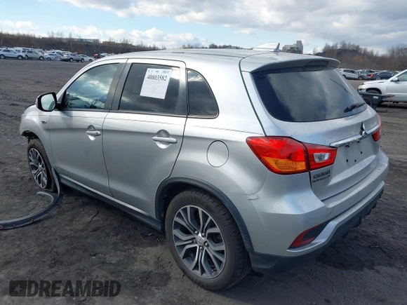 2018 Mitsubishi Outlander Sport ES 2.0 with VIN JA4AR3AU9JZ004584, listed as a IAAI auction lot 40803582 with 91,783 mi miles. Bid and sale history available at carsss.com. Image 3.