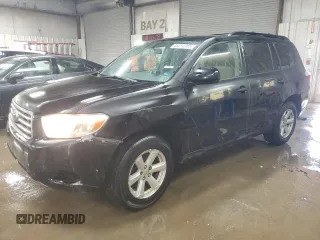 2008 Toyota Highlander with VIN JTEES41A582083631, listed as a Copart auction lot 48254385 with 163,681 mi miles and Salvage title. Bid and sale history available at DreamBid. Image 1.