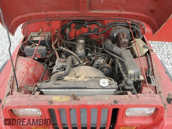 1993 Jeep Wrangler S z VIN 1J4FY19PXPP264847, wystawiony jako Copart lot #59141745 z przebiegiem 179 154 mil mil oraz Czysty tytuł • Clean title. Historia ofert i sprzedaży dostępna na DreamBid. Obrazek 12.
