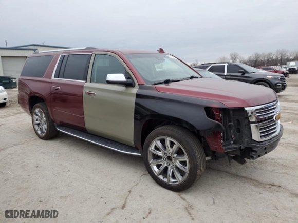 2017 Chevrolet Suburban Premier with VIN 1GNSKJKC7HR289098, listed as a Copart auction lot 86717294 with 182,610 mi miles and Salvage Title. Bid and sale history available at carsss.com. Image 4.