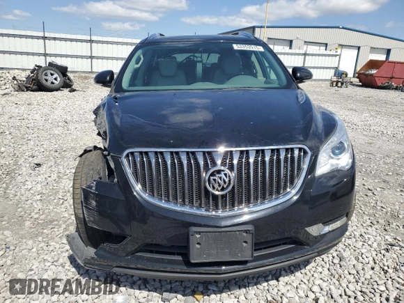 2017 Buick Enclave Leather with VIN 5GAKVBKD4HJ315218, listed as a Copart auction lot 53353915 with 132,781 mi miles and Salvage Title. Bid and sale history available at DreamBid. Image 5.