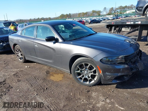 2017 Dodge Charger SXT with VIN 2C3CDXJG8HH576615, listed as a IAAI auction lot 41523756 with 34,587 mi miles and . Bid and sale history available at carsss.com. Image 1.