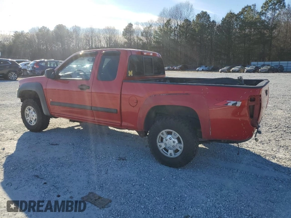 2008 Chevrolet Colorado 1LT with VIN 1GCDS19EX88168161, listed as a Copart auction lot 88288835 with 153,042 mi miles and Salvage Title. Bid and sale history available at DreamBid. Image 2.