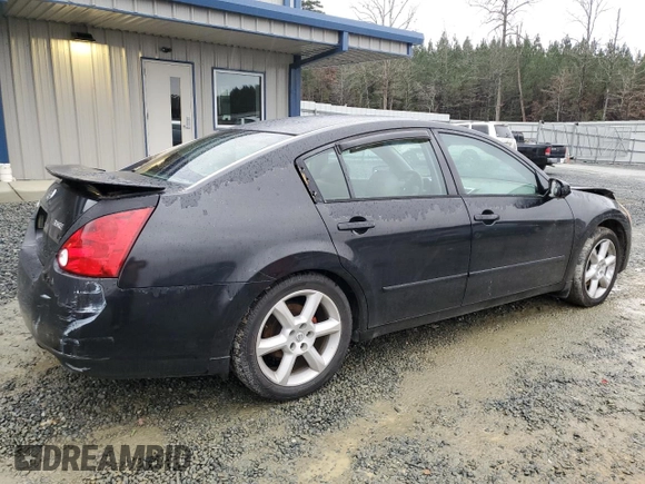2005 Nissan Maxima 3.5 SE with VIN 1N4BA41E45C827163, listed as a Copart auction lot 84108174 with 0 mi miles and Salvage Title. Bid and sale history available at carsss.com. Image 3.
