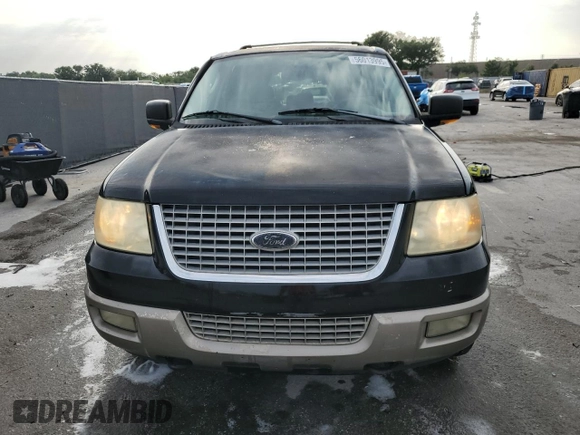 2003 Ford Expedition Eddie Bauer z VIN 1FMFU18L33LB66949, wystawiony jako Copart lot #56013995 z przebiegiem 265 551 mil mil oraz Szkoda całkowita • Salvage title. Historia ofert i sprzedaży dostępna na DreamBid. Obrazek 5.