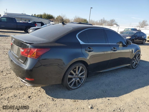 2014 Lexus GS 350 with VIN JTHBE1BL0E5030924, listed as a Copart auction lot 89263405 with 187,793 mi miles and Salvage Title. Bid and sale history available at carsss.com. Image 3.