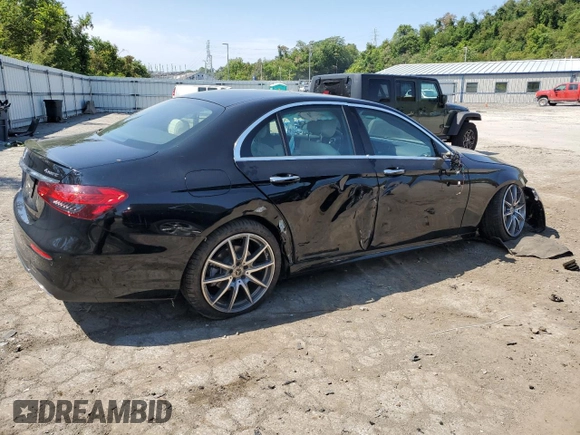 2023 Mercedes-Benz E 350 with VIN W1KZF8EB5PB132464, listed as a Copart auction lot 64983954 with 2,775 mi miles and Salvage Title. Bid and sale history available at DreamBid. Image 3.