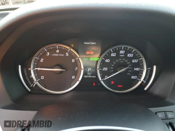 2016 Acura MDX w/Tech with VIN 5FRYD4H43GB036376, listed as a Copart auction lot 53168455 with 103,725 mi miles and Salvage Title. Bid and sale history available at carsss.com. Image 9.
