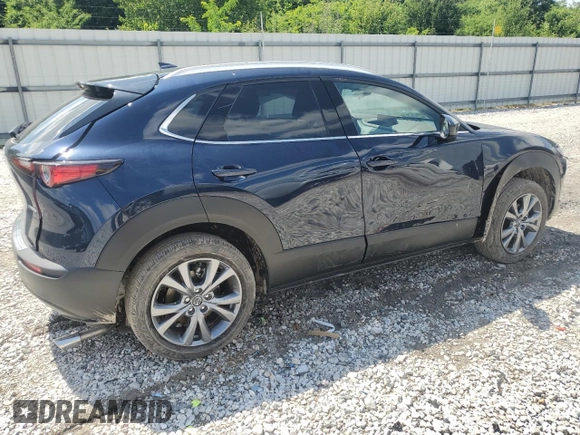2025 Mazda CX-30 S Premium with VIN 3MVDMBDM3SM830422, listed as a Copart auction lot 58434385 with 2,004 mi miles and Salvage title. Bid and sale history available at DreamBid. Image 3.