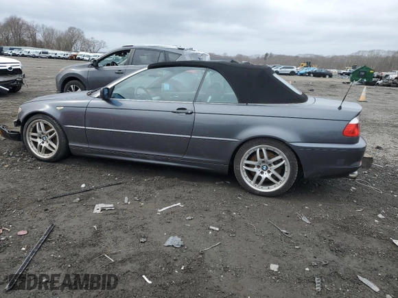2005 BMW 3 Series 330Ci with VIN WBABW53435PL50544, listed as a Copart auction lot 47233445 with 153,778 mi miles and Clean Title. Bid and sale history available at carsss.com. Image 2.