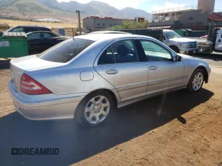2005 Mercedes-Benz C 320 with VIN WDBRF64J05F566402, listed as a Copart auction lot 73782604 with 126,096 mi miles and Salvage Title. Bid and sale history available at DreamBid. Image 3.