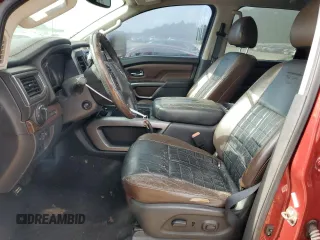 2016 Nissan Titan Platinum Reserve with VIN 1N6BA1F44GN504003, listed as a Copart auction lot 53953375 with Not provided miles and Non repairable. Bid and sale history available at DreamBid. Image 7.