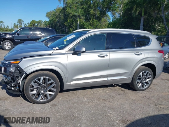 2023 Hyundai Santa Fe Calligraphy with VIN 5NMS54AL2PH560512, listed as a IAAI auction lot 39492126 with 6,379 mi miles and . Bid and sale history available at DreamBid. Image 15.