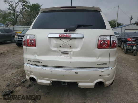 2012 GMC Acadia Denali z VIN 1GKKVTED3CJ169245, wystawiony jako Copart lot #53713225 z przebiegiem 247 521 mil mil oraz Szkoda całkowita • Salvage title. Historia ofert i sprzedaży dostępna na DreamBid. Obrazek 6.