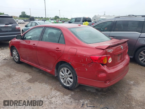 2010 Toyota Corolla with VIN 1NXBU4EE5AZ291903, listed as a IAAI auction lot 42143469 with 123,747 mi miles and . Bid and sale history available at DreamBid. Image 3.