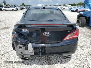 2016 Hyundai Genesis Coupe Ultimate with VIN KMHHU6KJ3GU134760, listed as a Copart auction lot 54653535 with 119,082 mi miles and Salvage title. Bid and sale history available at DreamBid. Image 6.