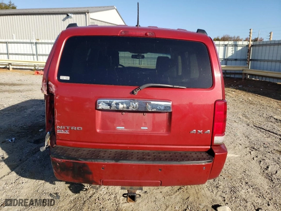 2008 Dodge Nitro SLT with VIN 1D8GU58K98W287757, listed as a Copart auction lot 78700814 with 430,606 mi miles and Salvage Title. Bid and sale history available at carsss.com. Image 6.