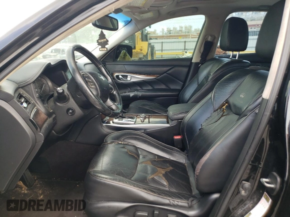 2013 Infiniti M with VIN JN1BY1AP8DM510147, listed as a Copart auction lot 58264055 with Not provided miles and Salvage title. Bid and sale history available at DreamBid. Image 7.