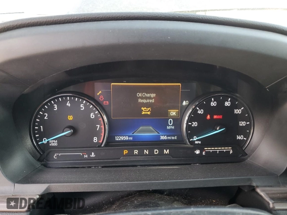 2020 Ford Explorer Limited with VIN 1FMSK8FHXLGB45021, listed as a Copart auction lot 53300745 with 122,959 mi miles and Salvage Title. Bid and sale history available at carsss.com. Image 9.