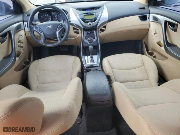 2013 Hyundai Elantra Limited PZEV with VIN 5NPDH4AE8DH204405, listed as a Copart auction lot 50998255 with 241,071 mi miles and Clean Title. Bid and sale history available at carsss.com. Image 8.