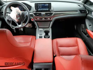 2021 Honda Accord Sport with VIN 1HGCV2F30MA029866, listed as a Copart auction lot 58736855 with 28,216 mi miles and Salvage title. Bid and sale history available at DreamBid. Image 8.