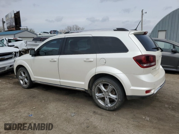 2017 Dodge Journey Crossroad Plus with VIN 3C4PDCGG9HT674069, listed as a Copart auction lot 51274105 with 106,250 mi miles and Salvage title. Bid and sale history available at DreamBid. Image 2.