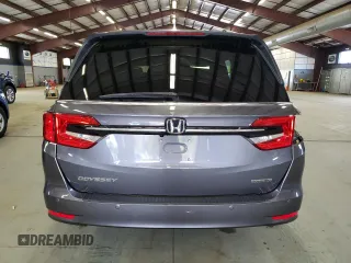 2022 Honda Odyssey Touring with VIN 5FNRL6H83NB061024, listed as a Copart auction lot 55073695 with 31,440 mi miles and Salvage title. Bid and sale history available at DreamBid. Image 6.