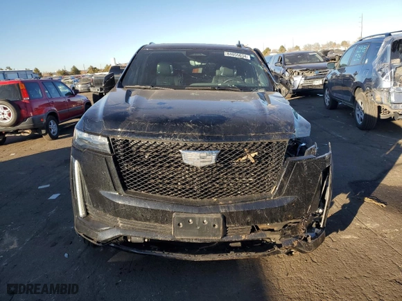 2024 Cadillac Escalade 4WD Sport Platinum with VIN 1GYS4GKL0RR161903, listed as a Copart auction lot 84055034 with 8,488 mi miles and Salvage Title. Bid and sale history available at carsss.com. Image 5.