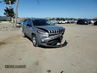 2015 Jeep Cherokee Sport with VIN 1C4PJLAB7FW762115, listed as a Copart auction lot 61613335 with 150,650 mi miles and Salvage title. Bid and sale history available at DreamBid. Image 14.