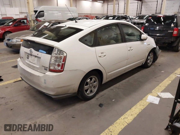 2007 Toyota Prius with VIN JTDKB20U677677976, listed as a IAAI auction lot 41777887 with 211,290 mi miles. Bid and sale history available at carsss.com. Image 4.