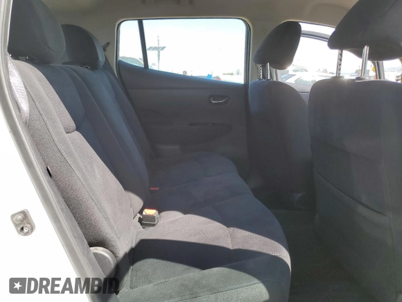 2015 Nissan LEAF SV with VIN 1N4AZ0CP4FC317702, listed as a Copart auction lot 54688805 with 80,491 mi miles and Salvage Title. Bid and sale history available at carsss.com. Image 10.
