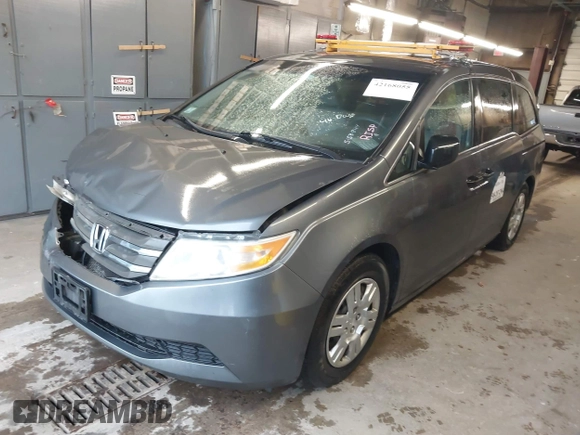 2011 Honda Odyssey LX с VIN 5FNRL5H2XBB075570, выставлен на аукционе IAAI как лот 42168055 с пробегом 169 016 миль миль и . История ставок и продаж доступна на DreamBid. Изображение 2.