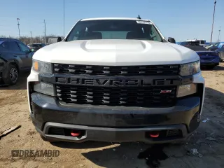 2021 Chevrolet Silverado 1500 Custom Trail Boss with VIN 1GCPYCEF3MZ352934, listed as a Copart auction lot 48747415 with 56,017 mi miles and Salvage Title. Bid and sale history available at DreamBid. Image 5.