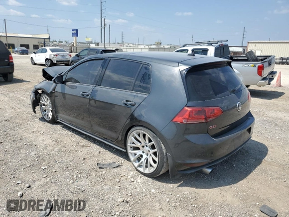 2015 Volkswagen Golf GTI S with VIN 3VW5T7AUXFM046767, listed as a Copart auction lot 68550004 with 131,022 mi miles and Salvage Title. Bid and sale history available at carsss.com. Image 2.