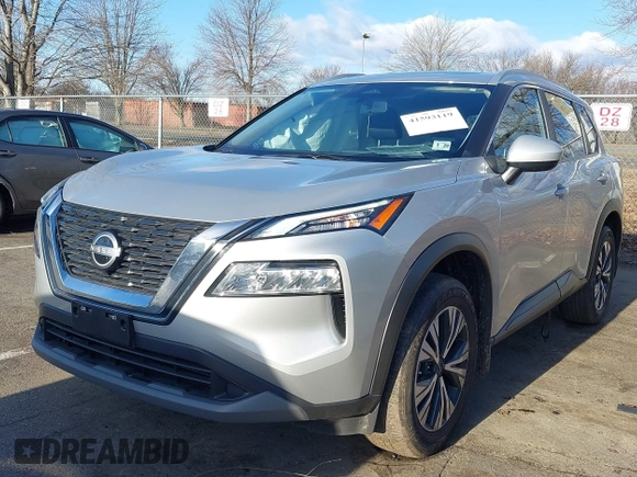 2023 Nissan Rogue SV with VIN JN8BT3BB5PW214218, listed as a IAAI auction lot 41593119 with 31,567 mi miles and . Bid and sale history available at DreamBid. Image 17.