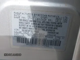 2017 Nissan Sentra SV with VIN 3N1AB7AP7HY384902, listed as a IAAI auction lot 41891665 with 107,439 mi miles and . Bid and sale history available at DreamBid. Image 9.