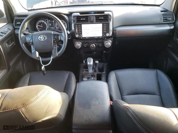 2022 Toyota 4Runner TRD Off Road Premium with VIN JTERU5JR8N5991296, listed as a Copart auction lot 43469305 with 51,121 mi miles and Salvage Title. Bid and sale history available at carsss.com. Image 8.