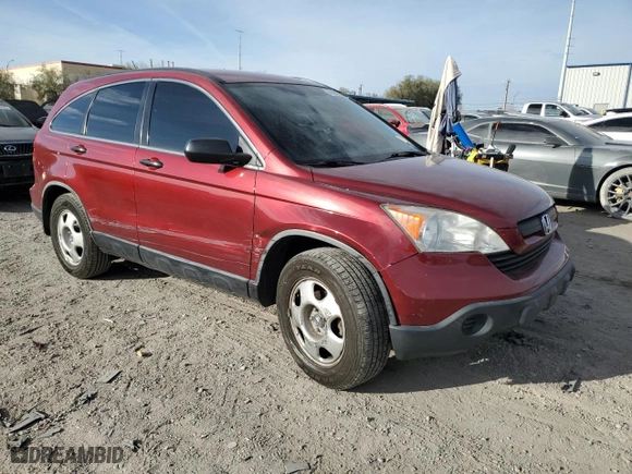 2007 Honda CR-V LX with VIN JHLRE48337C039899, listed as a Copart auction lot 47895815 with 120,382 mi miles and Salvage Title. Bid and sale history available at carsss.com. Image 4.