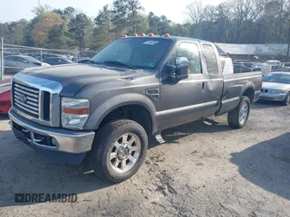 2008 Ford Super Duty F-250 SRW XL with VIN 1FTSX21518EC34074, listed as a IAAI auction lot 41899503 with 110,003 mi miles. Bid and sale history available at carsss.com. Image 17.