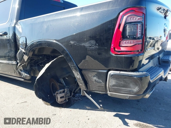 2019 Ram 1500 Limited with VIN 1C6SRFHT0KN764346, listed as a IAAI auction lot 41651143 with 45,517 mi miles and . Bid and sale history available at DreamBid. Image 6.