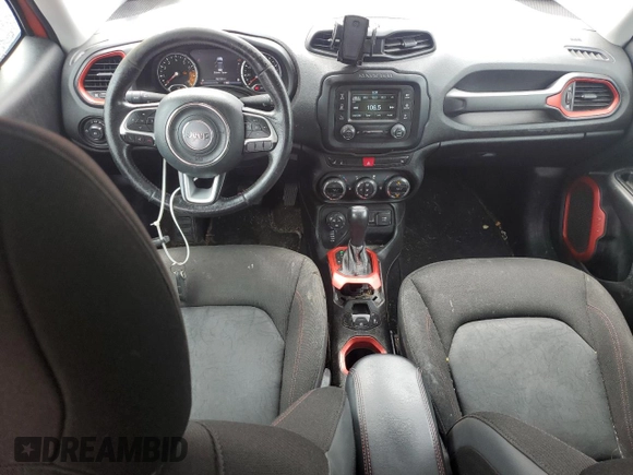 2015 Jeep Renegade Trailhawk with VIN ZACCJBCT0FPB74261, listed as a Copart auction lot 56067395 with 182,703 mi miles and Clean Title. Bid and sale history available at DreamBid. Image 8.