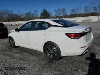 2022 Nissan Sentra SV with VIN 3N1AB8CV6NY206041, listed as a Copart auction lot 49298975 with 55,482 mi miles and Salvage Title. Bid and sale history available at carsss.com. Image 2.