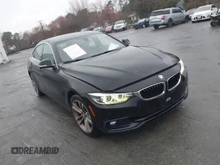 2019 BMW 4 Series 430i xDrive with VIN WBA4J3C56KBL06602, listed as a IAAI auction lot 41734467 with 225,041 mi miles. Bid and sale history available at carsss.com. Image 1.