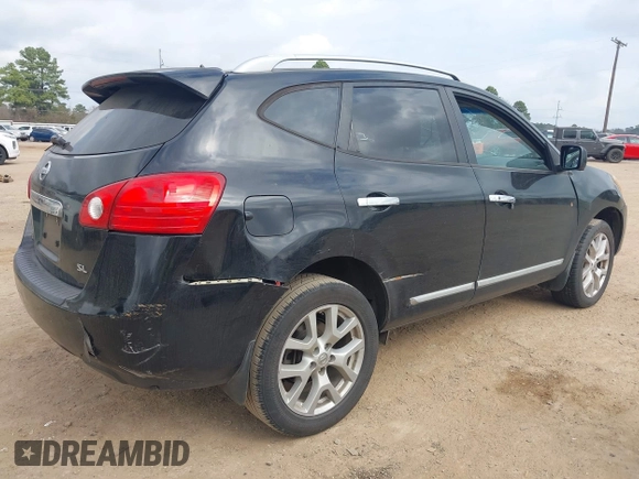 2012 Nissan Rogue S with VIN JN8AS5MT3CW256381, listed as a IAAI auction lot 41539784 with 185,851 mi miles. Bid and sale history available at carsss.com. Image 4.