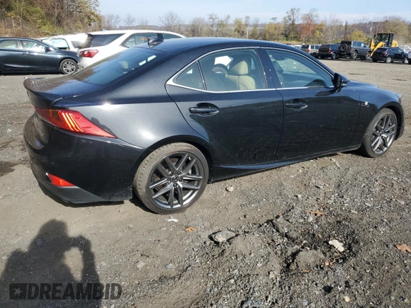 2020 Lexus IS with VIN JTHG81F29L5042405, listed as a Copart auction lot 78290474 with 34,179 mi miles and Salvage Title. Bid and sale history available at carsss.com. Image 3.