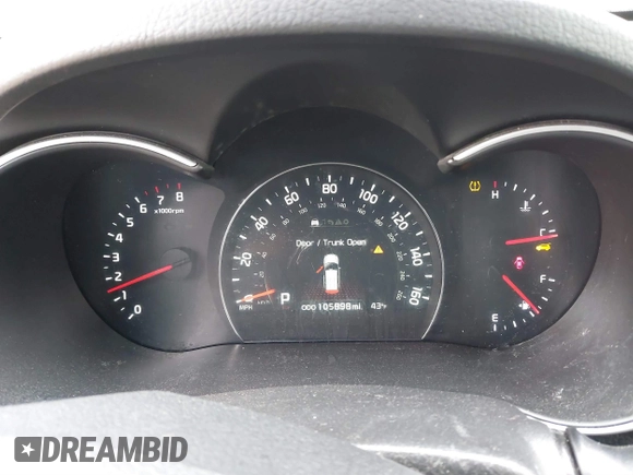 2015 Kia Sorento EX with VIN 5XYKU4A72FG621744, listed as a IAAI auction lot 41877451 with 105,898 mi miles. Bid and sale history available at carsss.com. Image 7.
