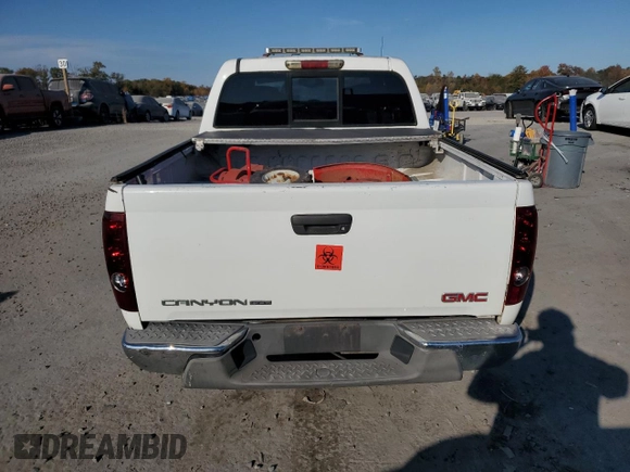 2008 GMC Canyon SLE1 with VIN 1GTCS13E188180364, listed as a Copart auction lot 77606084 with 312,837 mi miles and Clean Title. Bid and sale history available at carsss.com. Image 6.