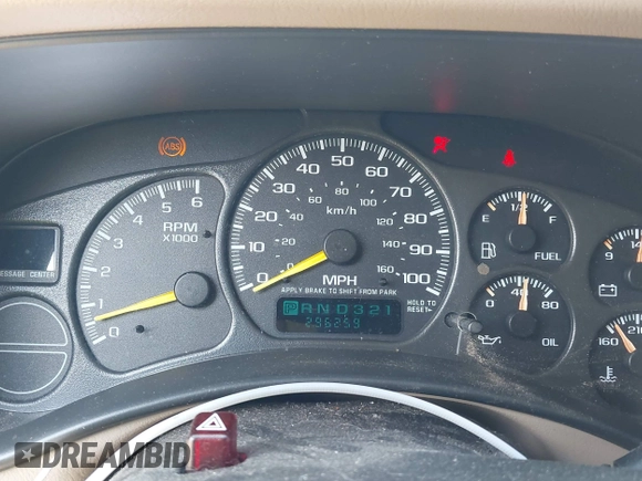 2001 Chevrolet Suburban LS with VIN 1GNFK16T01J221340, listed as a IAAI auction lot 42588266 with 296,259 mi miles and . Bid and sale history available at DreamBid. Image 7.